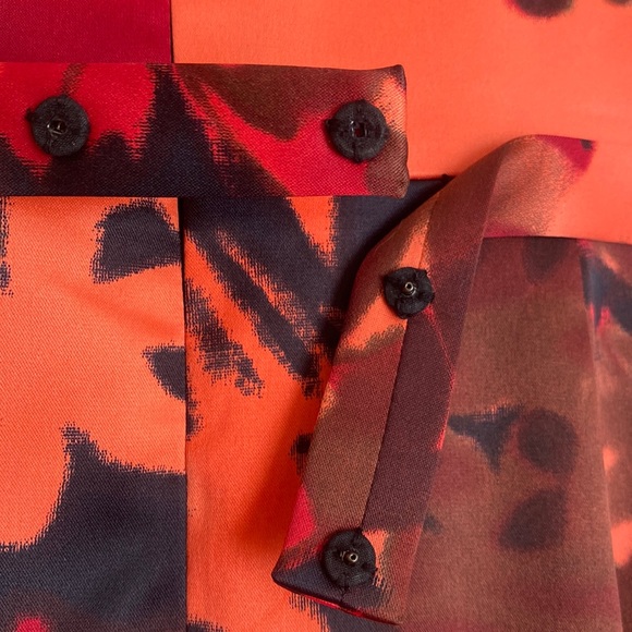 TAHARI Floral Satin Sheath Pencil Style Dress - Picture 6 of 13